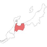 富山県の地図