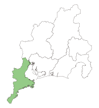 三重県の地図